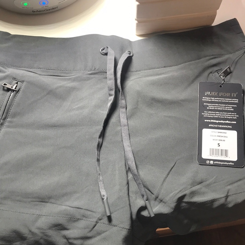 grey athletic shorts